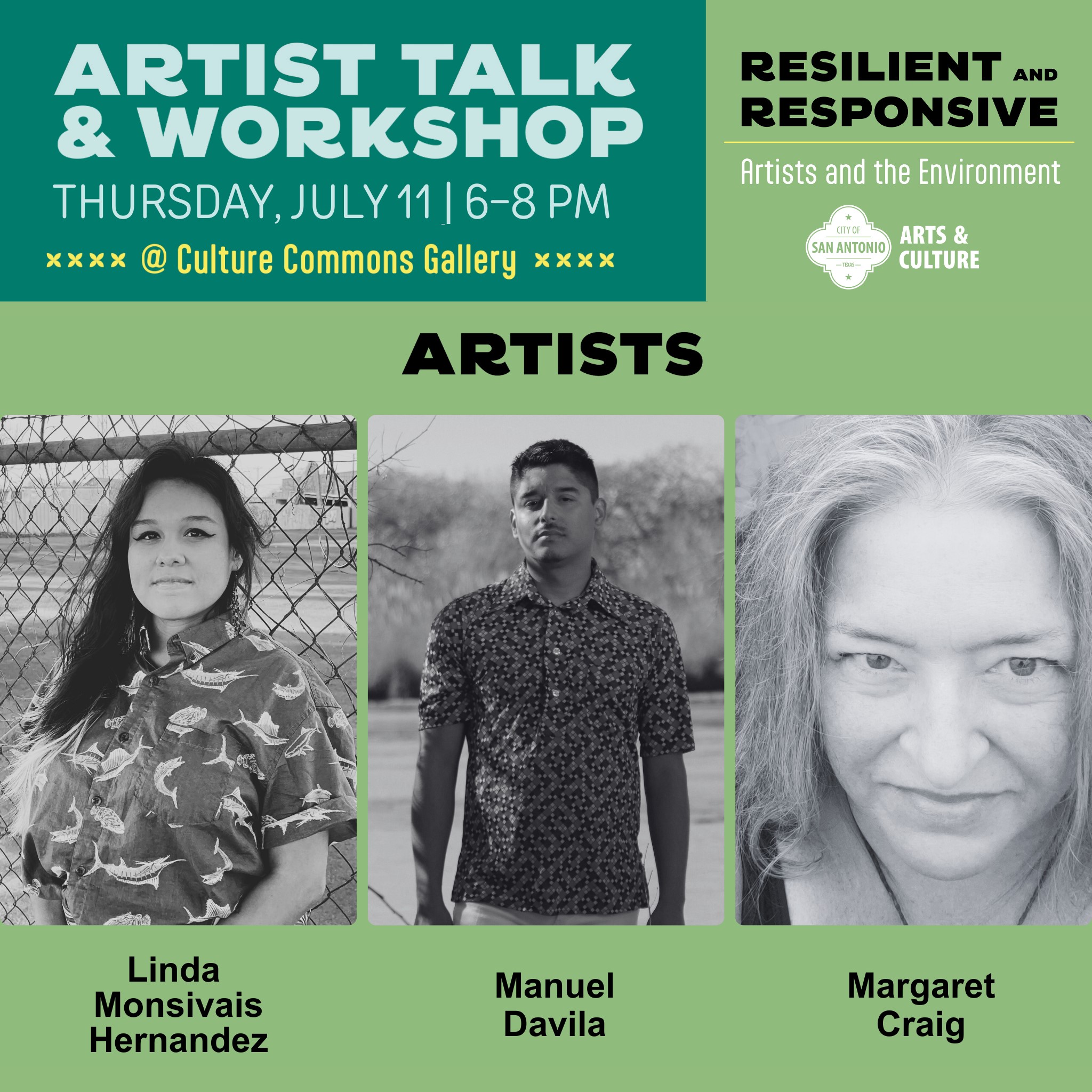 Resilient and Responsive Artist Talk and Workshop